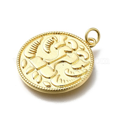 Латунные подвески&nbsp;KK-C090-41G-03-1