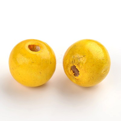 Натуральные кленовые бусины&nbsp;TB20mmY-5-1