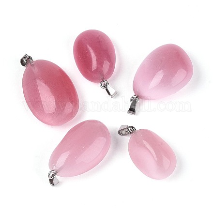 Подвески кошачий глаз G-N360-07P-02-1