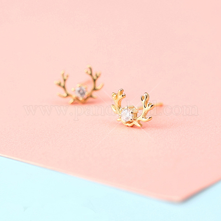 Серьги-гвоздики из циркония&nbsp;FS-WGE47D1-02-1