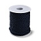 Nylon Twisted Round Cord, for Bag Strap Making, Midnight Blue, 5~5.5mm, about 10.94 Yards(10m)/Roll