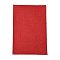 Polyester Imitation Linen Fabric, Sofa Cover, Garment Accessories, Rectangle, Dark Red, 29~30x19~20x0.09cm
