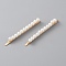 Ferroalloy Plastic Pearl Beads Hair Bobby Pins, Hair Accessories for Girls, Golden, 70x5.5x10mm