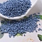 MIYUKI Delica Beads, Cylinder, Japanese Seed Beads, 11/0, (DB0266) Opaque Denim Blue Luster, 1.3x1.6mm, Hole: 0.8mm, about 2000pcs/10g