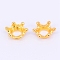 Zinc Alloy Beads, Crown, Golden, 13.5x5.5mm, Hole: 5.5mm