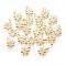 304 Stainless Steel Charms, Flower, Golden, 10.7x8x0.6mm, Hole: 1.2mm
