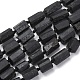Натуральный черный турмалин бисер нитей&nbsp;G-F716-01-2