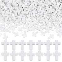 400 шт. Непрозрачные акриловые бусины&nbsp;SACR-GO0001-01