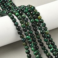 Нити из натурального тигрового глаза класса B&nbsp;X-G-F591-18-6mm-04