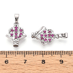 Латунные микро проложить кубического циркония подвески&nbsp;KK-N257-70P