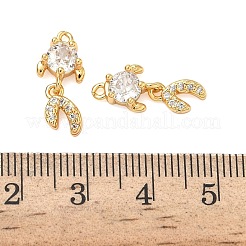 Латунные микро проложить кубического циркония подвески&nbsp;KK-A281-15G