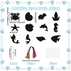 Морские животные поделки для детей&nbsp;DIY-WH0671-181