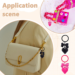 4шт брелок из сплава 2 цветов&nbsp;KEYC-UN0002-29