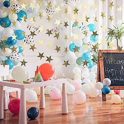 10 шт. бумажные звездные поздравительные баннеры&nbsp;AJEW-CN0005-40B