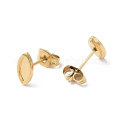 Ионное покрытие (ip) 304 нержавеющая сталь серьги-гвоздики фурнитура&nbsp;EJEW-I285-02G