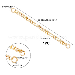 Ремешок для сумки из сплава с цепочкой&nbsp;FIND-WH0069-85LG