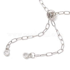 Изготовление браслета-слайдера из цепочки-скрепки из нержавеющей стали 304 толщиной 2.5 мм&nbsp;AJEW-JB01557-02