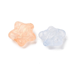 Светящиеся прозрачные акриловые бусины&nbsp;MACR-L015-15C