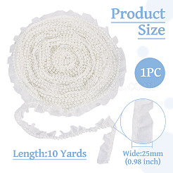 10 ярд кружевной отделки из полиэстера&nbsp;OCOR-TA0002-11B