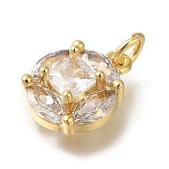 Стойки обшивки латунь микро проложить Циркон подвеску&nbsp;KK-G500-21G