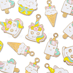 40шт 4 стиля подвески из сплава с эмалью&nbsp;ENAM-CJ0003-18