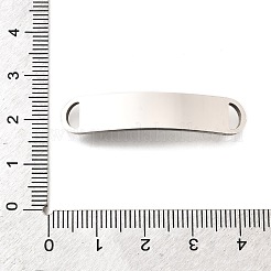 201 подвеска-коннектор из нержавеющей стали в форме изогнутого прямоугольника&nbsp;STAS-R166-07P