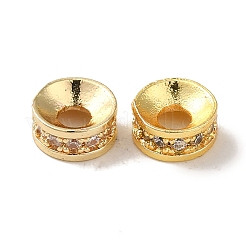 Покрытие стойки латунное паве прозрачные проставки из кубического циркония&nbsp;KK-M285-15G