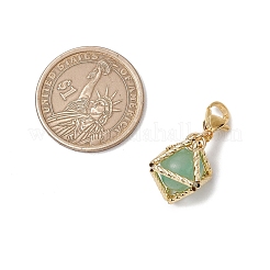 Круглые подвески в виде натурального аметиста&nbsp;HJEW-TA00334