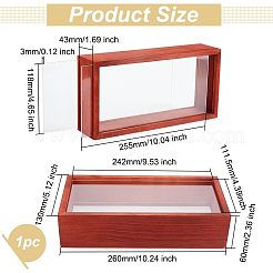 Прямоугольные деревянные теневые рамки&nbsp;AJEW-WH0317-11