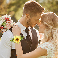 4 шт. тканевые корсажи с имитацией подсолнуха&nbsp;AJEW-CP0008-43