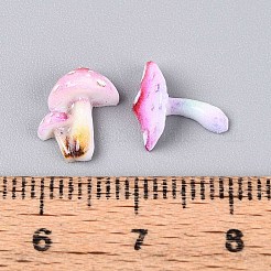 Кабошоны из непрозрачной смолы с грибной тематикой&nbsp;CRES-T025-22