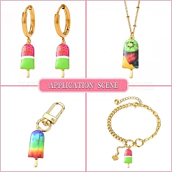 Подвески из сплава с принтом в 30 стилях&nbsp;PALLOY-CJ0002-49