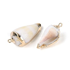 Гальванические подвески из натуральных ракушек&nbsp;SSHEL-N042-10