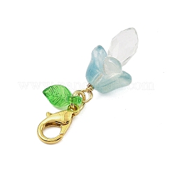 Подвесные украшения из стекла и акрила в виде грибов&nbsp;HJEW-JM02497