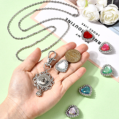 Наборы для самостоятельного изготовления ожерелья в форме сердца&nbsp;DIY-SC0031-60