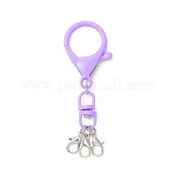 Экологичные поворотные застежки из сплава с двойным ушком&nbsp;HJEW-JM04661