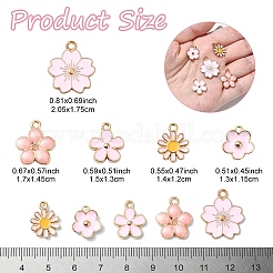 25шт 5 стиля подвески из сплава с эмалью&nbsp;ENAM-YW0004-27B