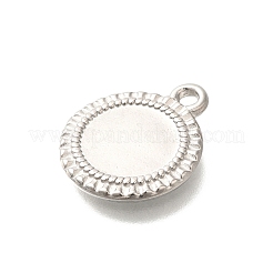 Оправы для подвесок из нержавеющей стали 304 в виде кабошонов&nbsp;STAS-I321-60P