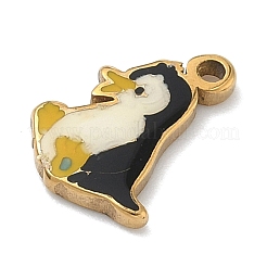 Подвески из нержавеющей стали 304 с эмалью&nbsp;LS-STAS-G374-01G-03