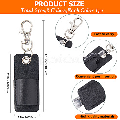 2 шт. 2-х цветные кожаные подвесные украшения&nbsp;KEYC-CP0001-44
