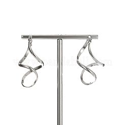 Серьги-кольца в форме цифры 8 из нержавеющей стали 201&nbsp;ZG7415-2