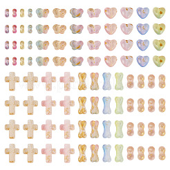 150 г 6-х видов градиентных прозрачных акриловых бусин&nbsp;OACR-TA0003-58