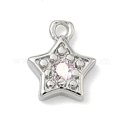 Латунные микро проложить кубического циркония подвески&nbsp;KK-G548-19P