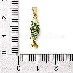 Латунь эмаль подвески&nbsp;KK-P336-34G-02