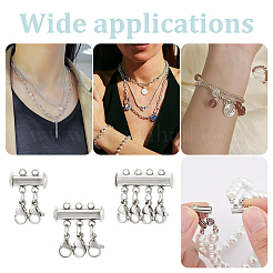 3 шт. 3 стиля застежки-слайдеры из нержавеющей стали 304 FIND-UN00011