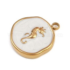 Подвески из нержавеющей стали 304 с эмалью&nbsp;STAS-K311-08C-02