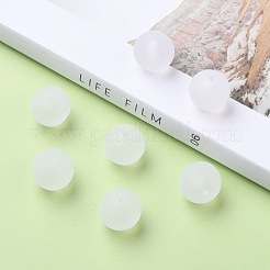 Прозрачные акриловый шар бисером&nbsp;FACR-R021-14mm-16