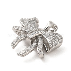 Латунные микропаве прозрачные подвески с фианитом&nbsp;FIND-Z041-05P