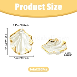 200шт акриловые подвески&nbsp;SACR-YW0001-91