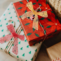 3 рулон 3-х цветных блестящих сетчатых лент с пайетками&nbsp;ORIB-GF0001-05